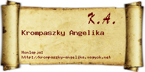 Krompaszky Angelika névjegykártya
